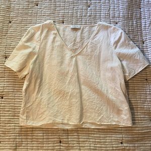 Aritzia Babaton Linen Tee